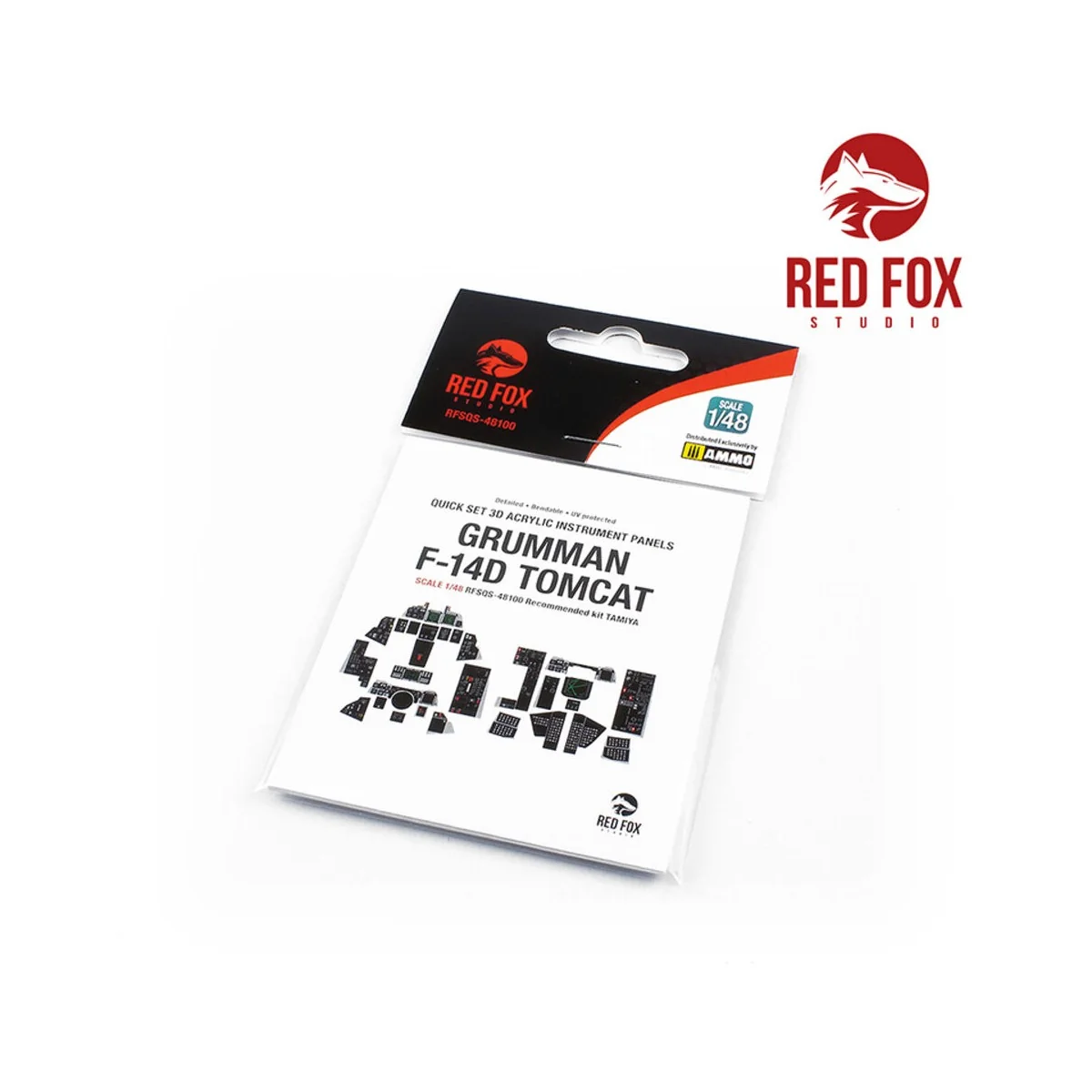1/48 Grumman F-14D Tomcat (for Tamiya kit) - Red Fox Studio RFSQS-4...