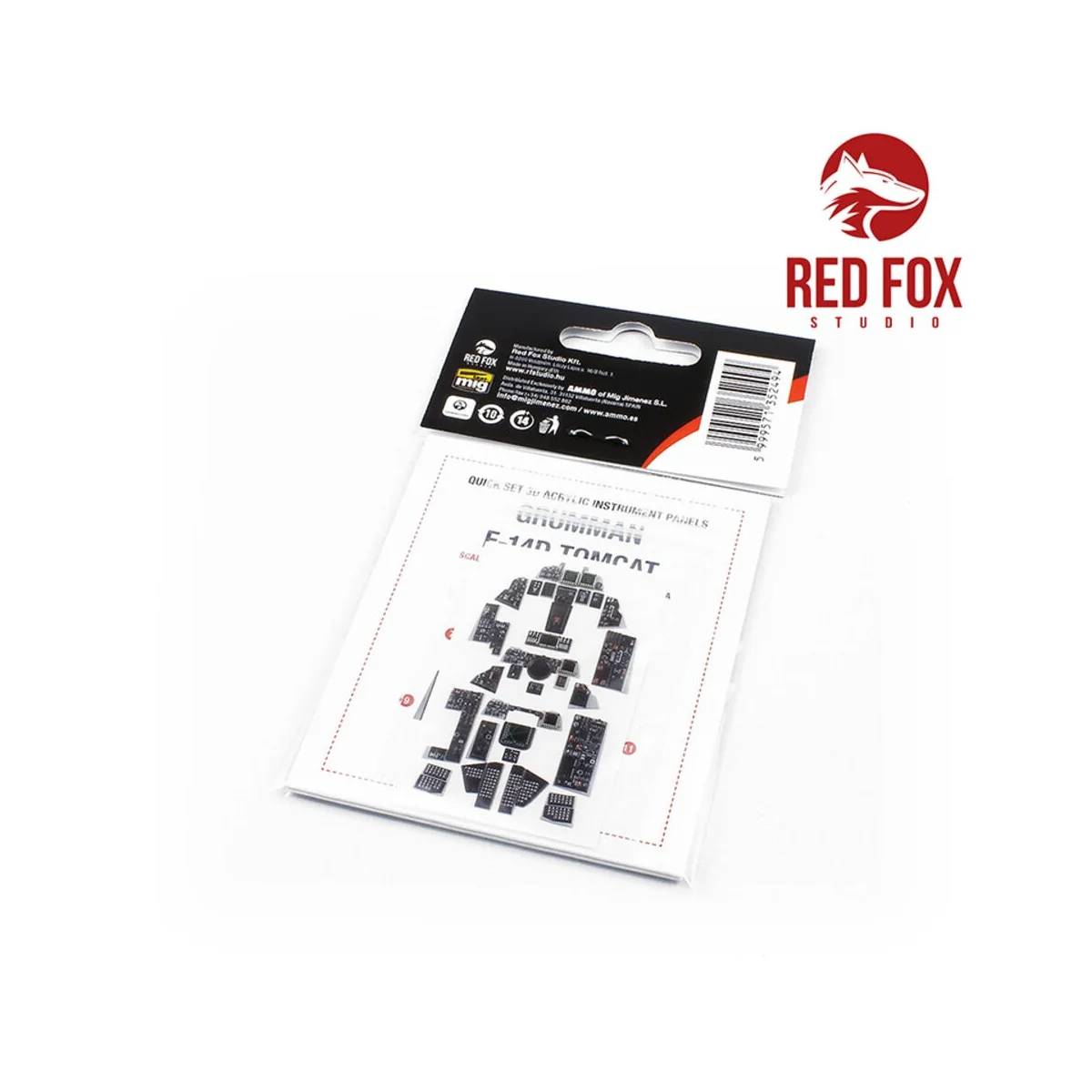 1/48 Grumman F-14D Tomcat (for Tamiya kit) - Red Fox Studio RFSQS-4...