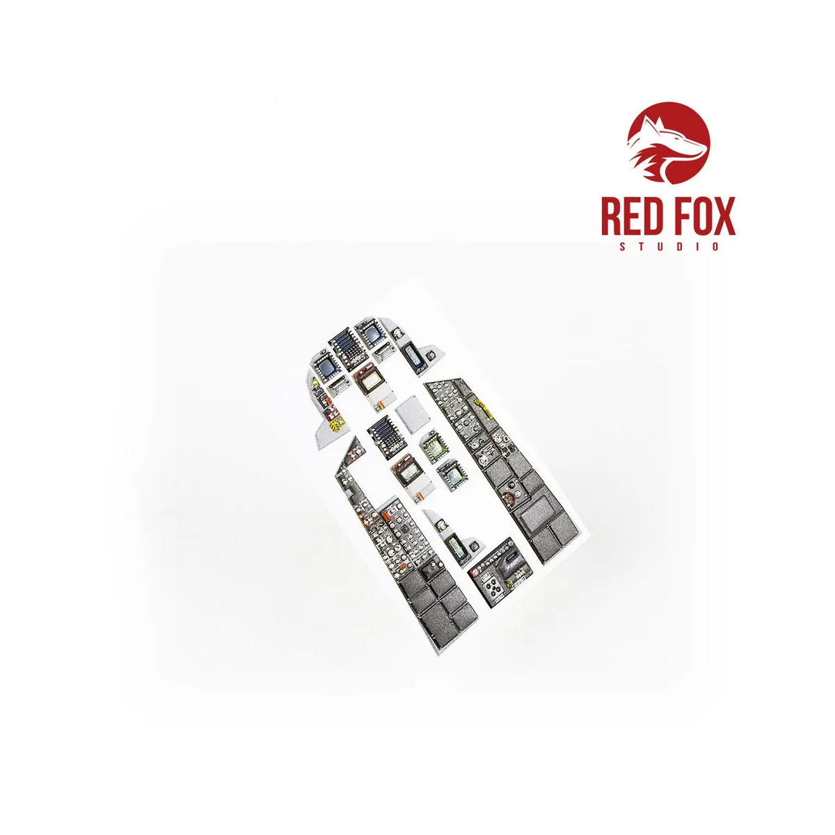 1/48 YF-23 Black Widow II (for Hobby Boss kit), 1/48 - Red Fox Stud...