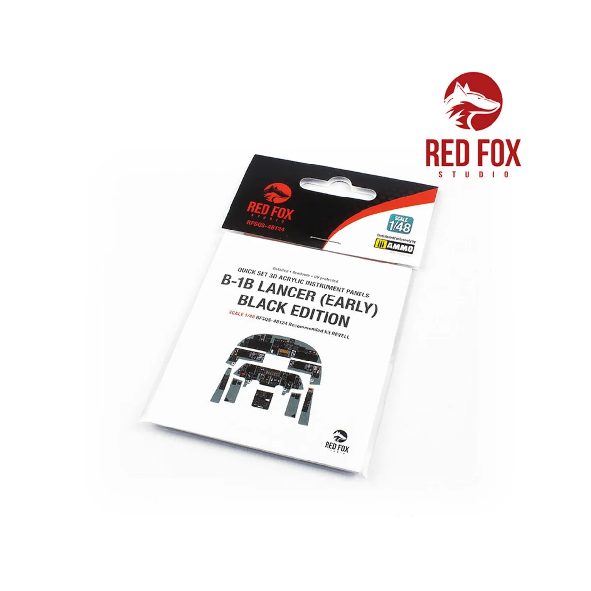 1/48 Rockwell B-1B Lancer (Early) BE (for Revell kit) - Red Fox Stu...