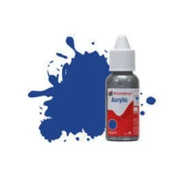 HUMBROL ACRYLIC DROPPER BOTTLE 14ML No 25 Blue - Matt - Humbrol DB0025