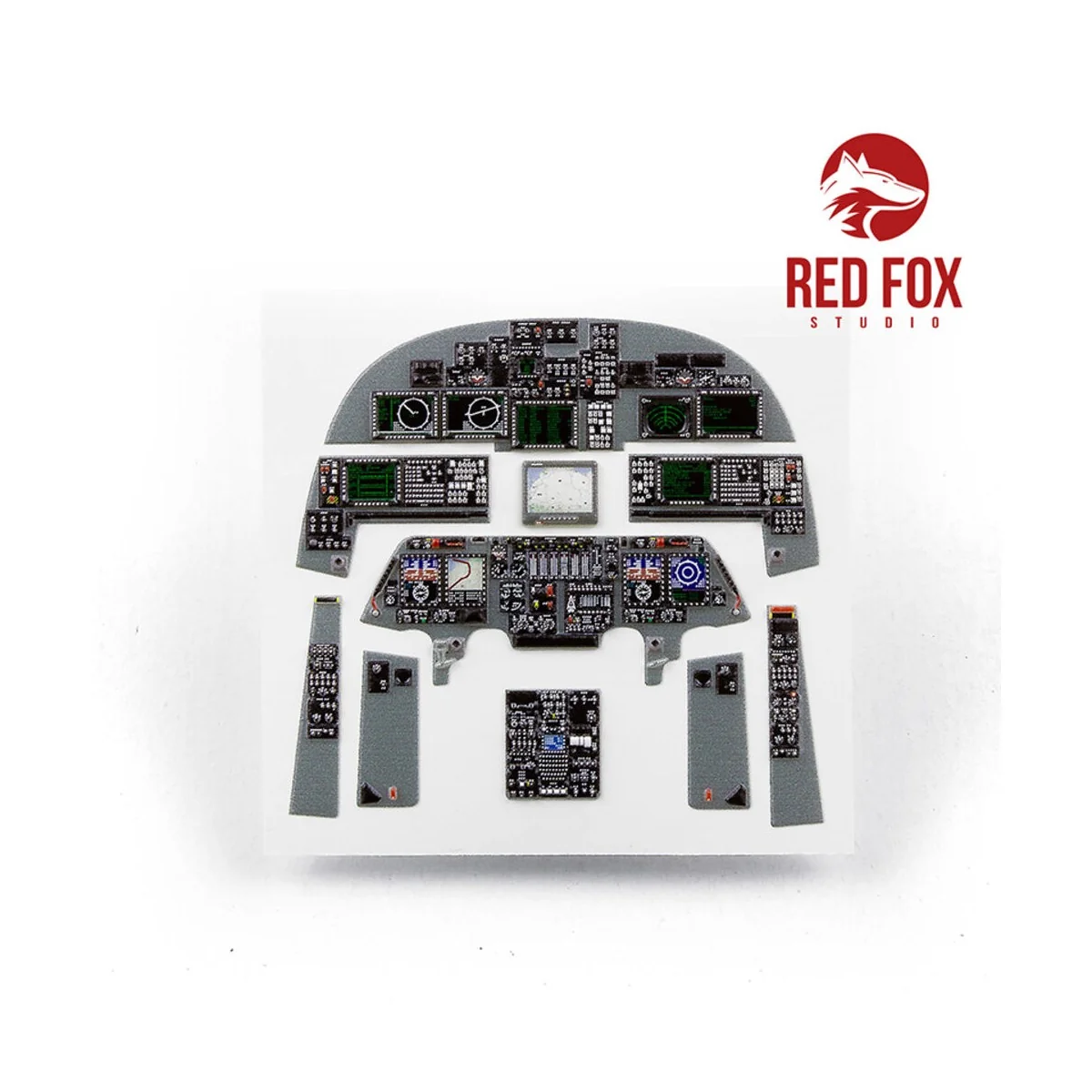 1/48 Rockwell B-1B Lancer (Late) (for Revell kit), 1/48 - Red Fox S...