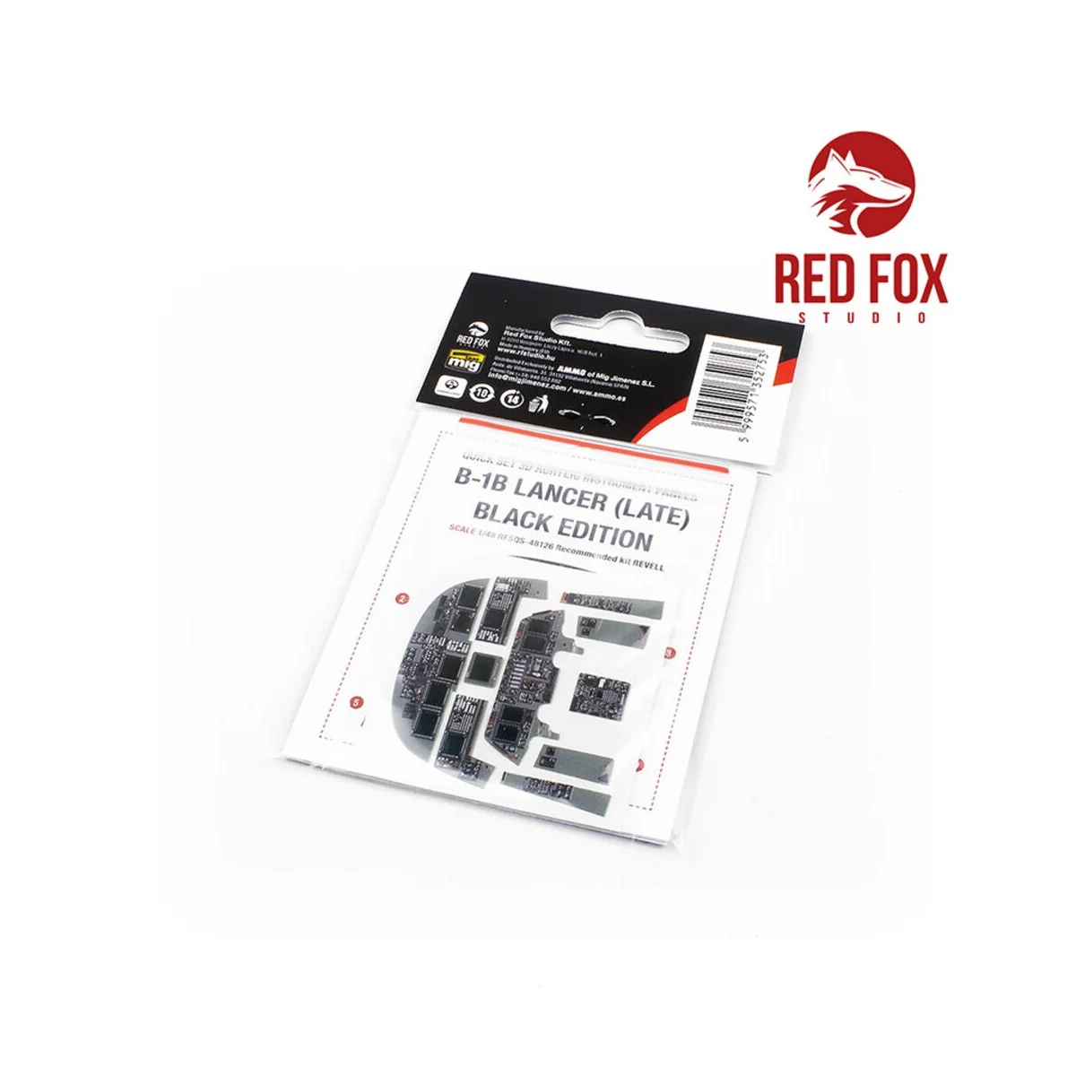 1/48 Rockwell B-1B Lancer (Late) BE (for Revell kit), 1/48 - Red Fo...