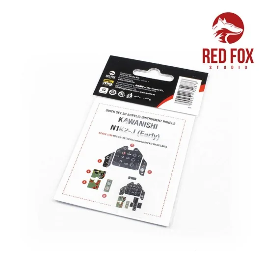 1/48 Kawanishi N1K2-J (Early) (for Hasegawa kit), 1/48 - Red Fox St...