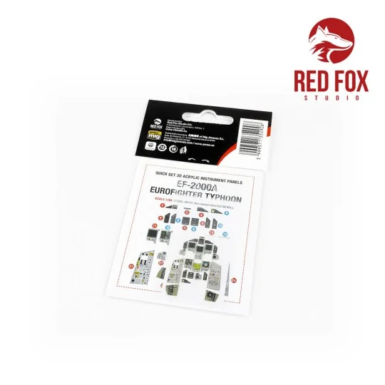 1/48 EF-2000A Eurofighter Typhoon (for Revell kit), 1/48 - Red Fox ...