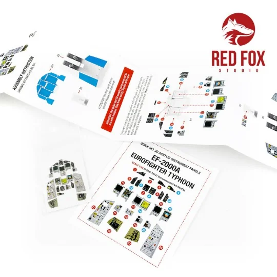 1/48 EF-2000A Eurofighter Typhoon (for Revell kit) - Red Fox Studio...