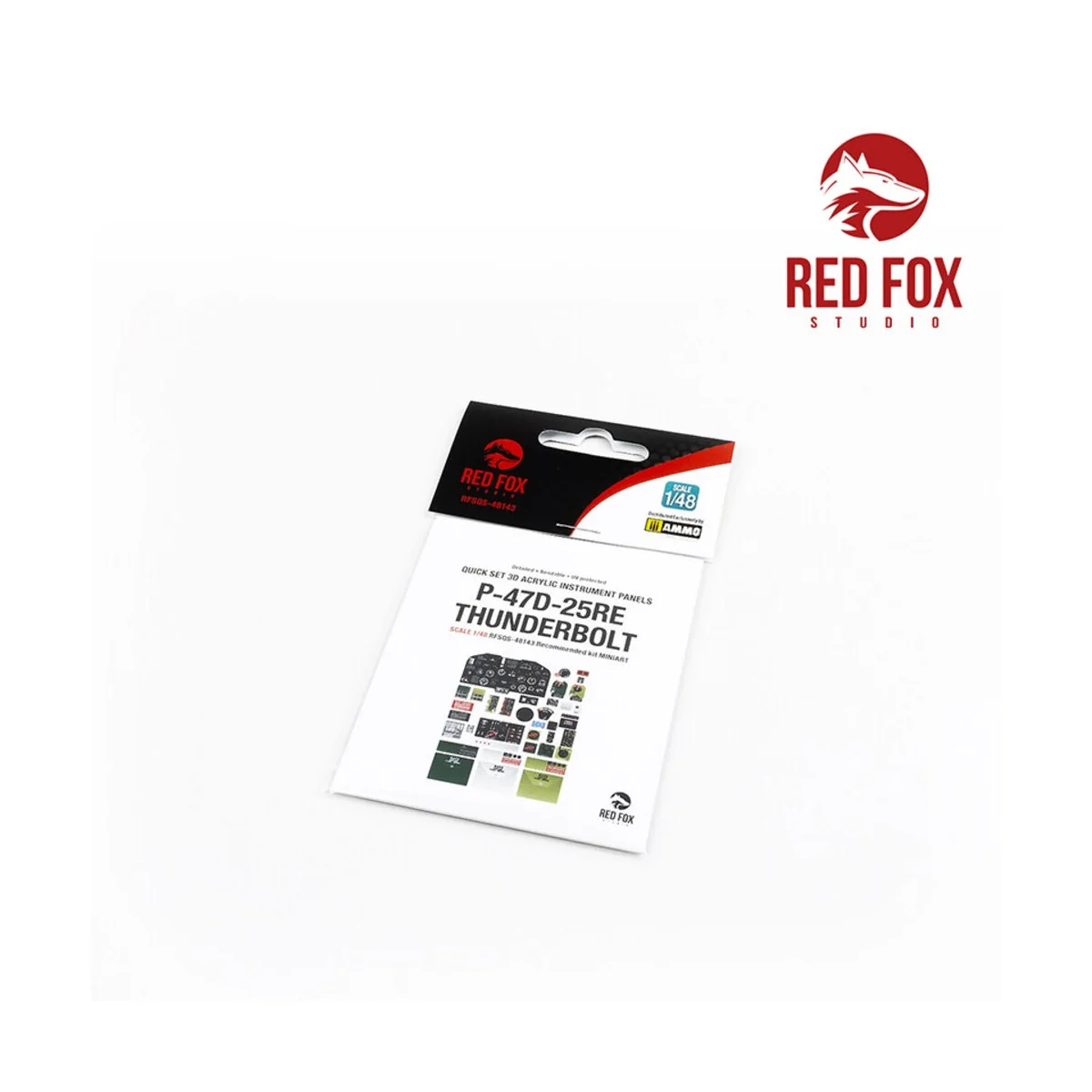 1/48 P-47D 25RE Thunderbolt (for Miniart kit), 1/48 - Red Fox Studi...