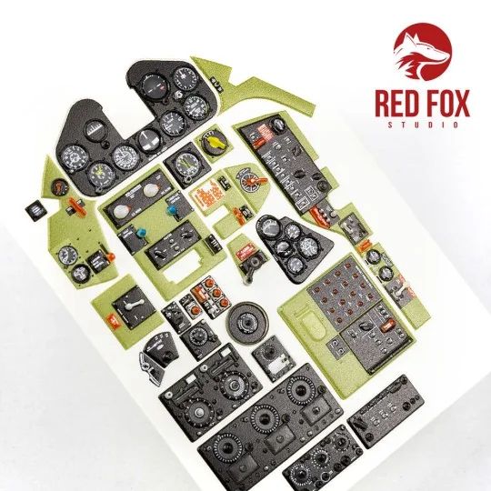 1/24 Grumman F6F-5 Hellcat (for Airfix kit), 1/24 - Red Fox Studio ...