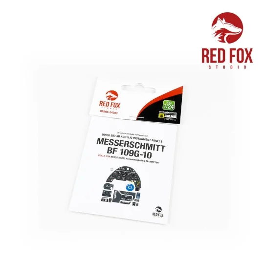 1/24 Bf 109G-10 (for Trumpeter kit), 1/24 - Red Fox Studio RFSQS-24003