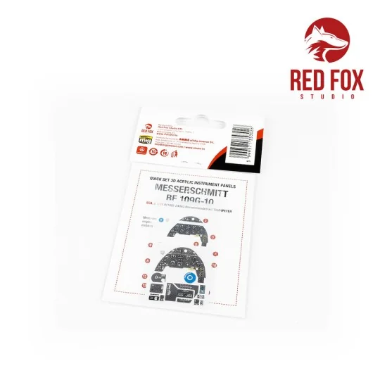 1/24 Bf 109G-10 (for Trumpeter kit) - Red Fox Studio RFSQS-24003