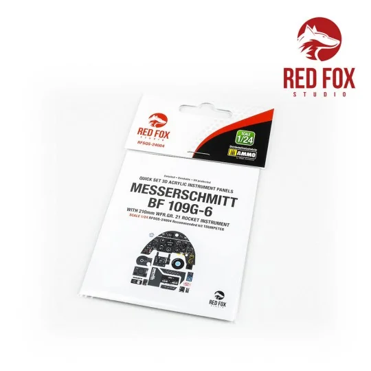 1/24 Messerschmitt Bf 109G-6 with WFR.GR.21 Rocket Panel (for Trump...