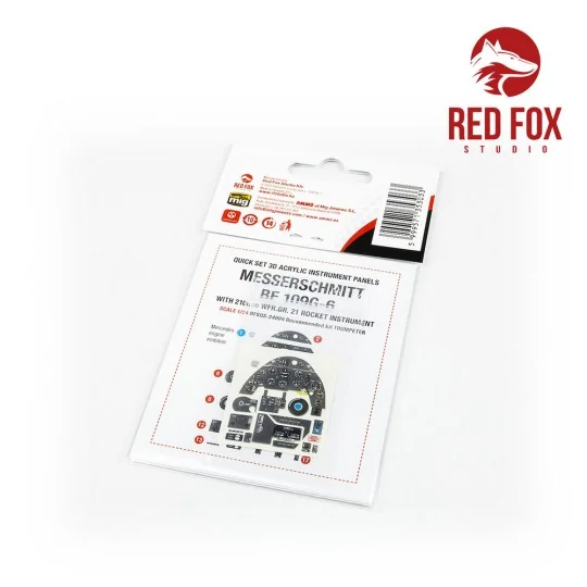 1/24 Messerschmitt Bf 109G-6 with WFR.GR.21 Rocket Panel (for Trump...