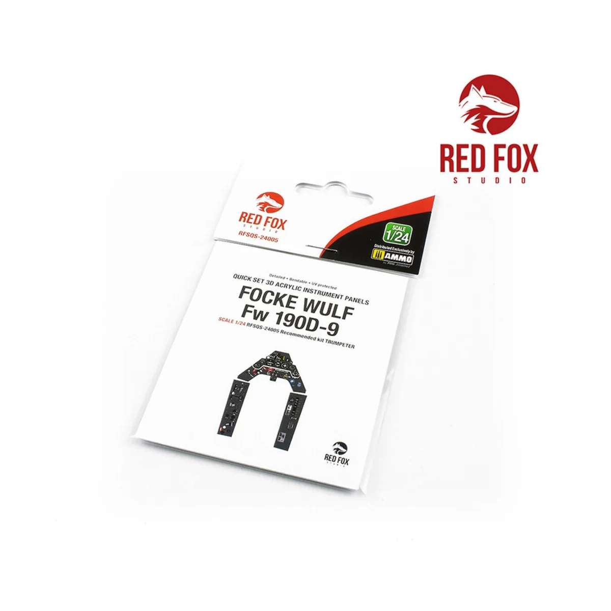 1/24 Focke Wulf Fw 190D-9 Dora (for Trumpeter kit) - Red Fox Studio...