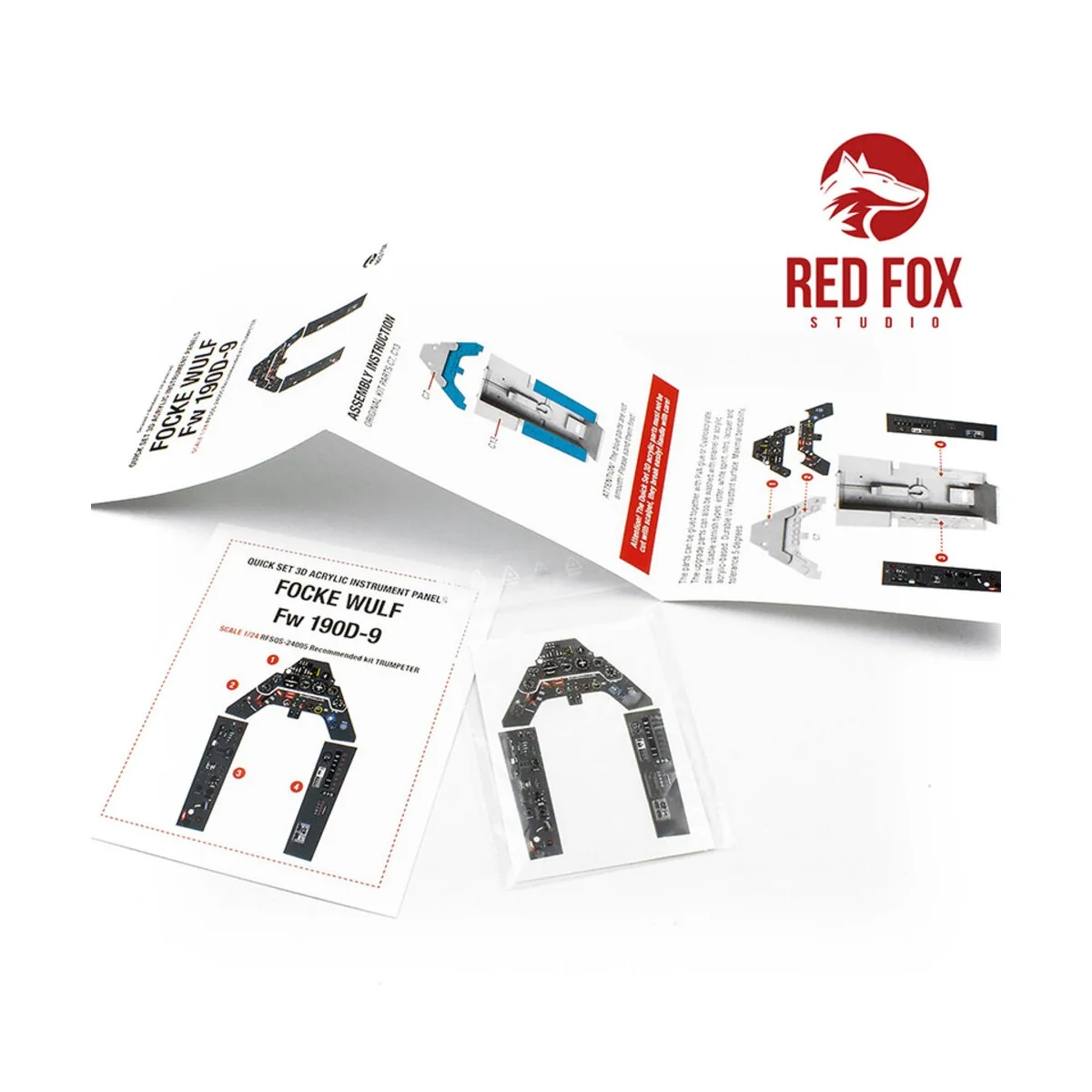 1/24 Focke Wulf Fw 190D-9 Dora (for Trumpeter kit), 1/24 - Red Fox ...