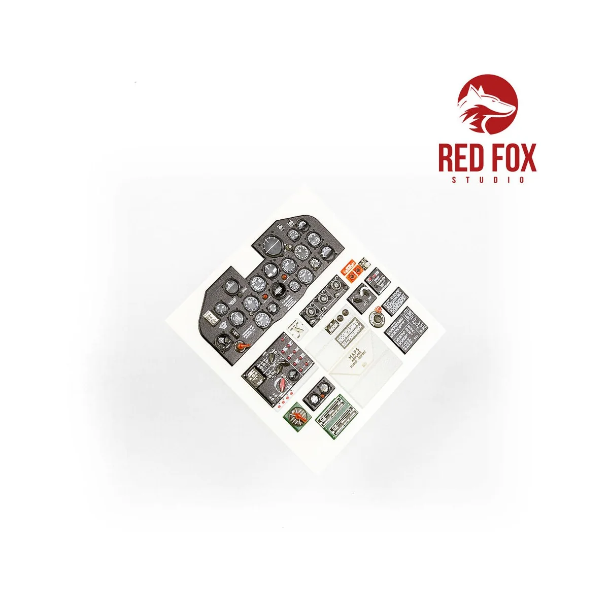 1/24 P-47D Thunderbolt (for Kinetic kit), 1/24 - Red Fox Studio RFS...