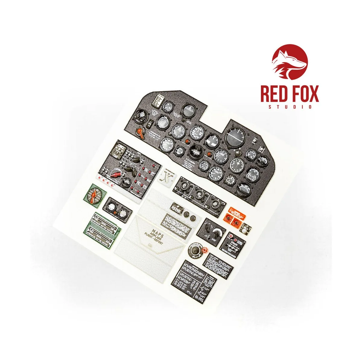 1/24 P-47D Thunderbolt (for Kinetic kit) - Red Fox Studio RFSQS-24006