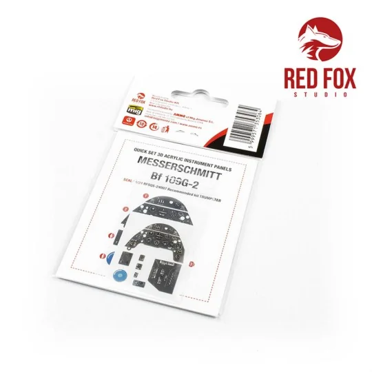 1/24 Messerschmitt Bf 109G-2 (for Trumpeter kit), 1/24 - Red Fox St...