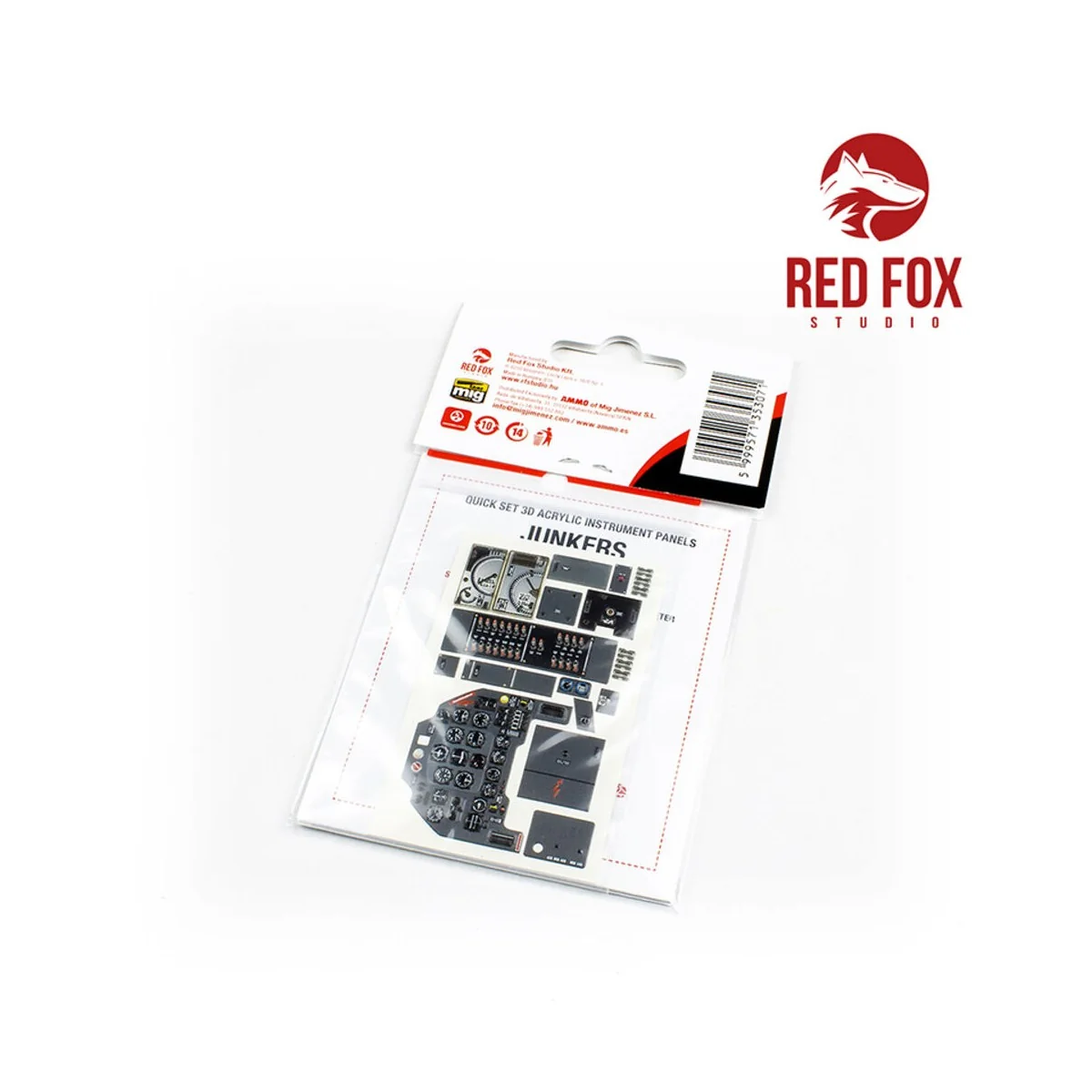 1/24 Junkers Ju 87B-2 Stuka (for Trumpeter Kit), 1/24 - Red Fox Stu...