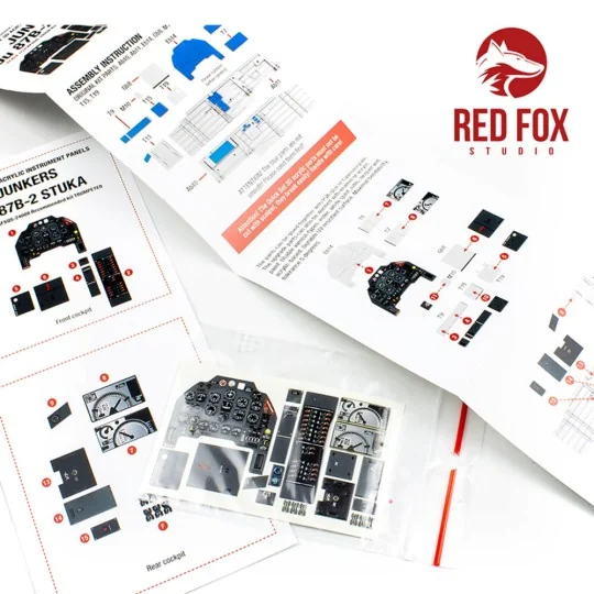 1/24 Junkers Ju 87B-2 Stuka (for Trumpeter Kit) - Red Fox Studio RF...