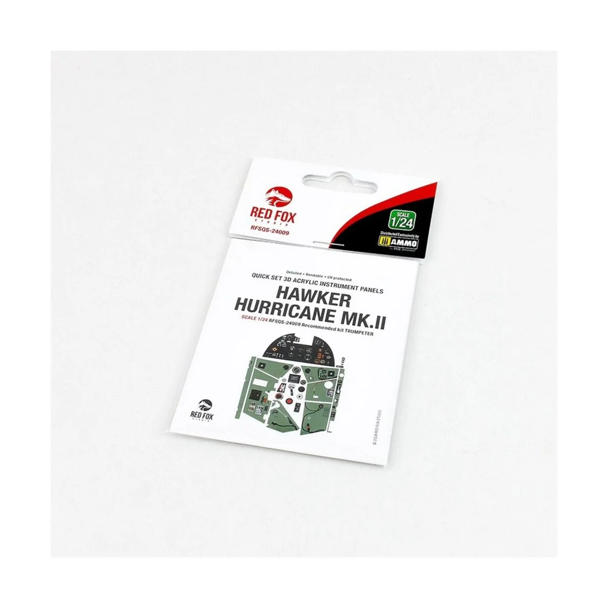 Hawker Hurricane Mk.II (for Trumpeter kit), 1/24 - Red Fox Studio R...