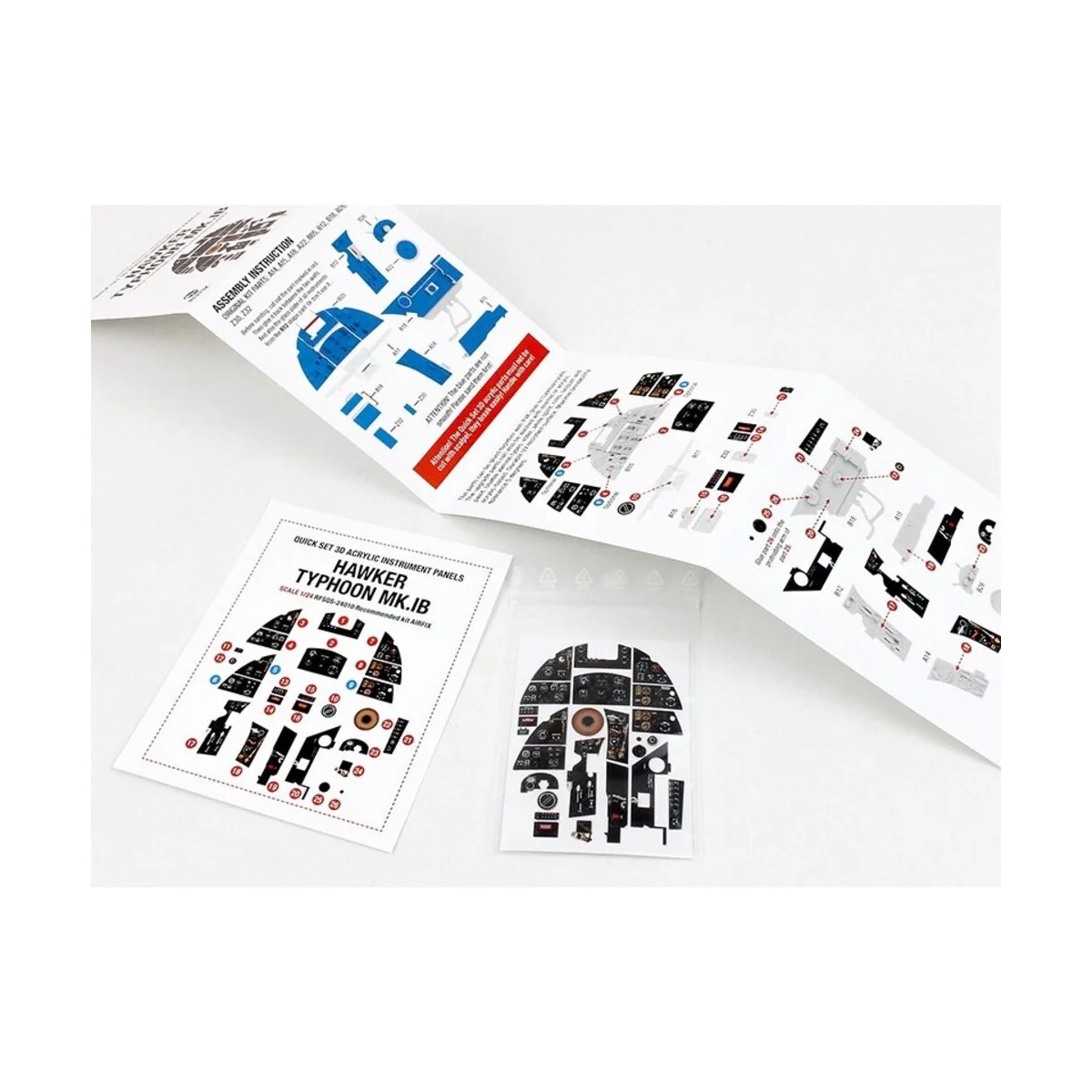 Hawker Typhoon Mk.Ib (for Airfix kit), 1/24 - Red Fox Studio RFSQS-...