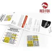 1/24 European Lincense plates vol.01, 1/24 - Red Fox Studio RFSQS-2...