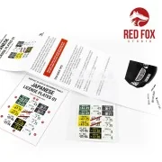 1/24 Japanese License plates vol.01, 1/24 - Red Fox Studio RFSQS-24013