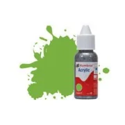 HUMBROL ACRYLIC DROPPER BOTTLE 14ML No 38 Lime Gloss - Humbrol DB0038