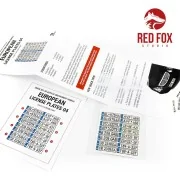 1/24 European Lincense plates vol.04, 1/24 - Red Fox Studio RFSQS-2...