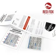 1/24 European Lincense plates vol.05 - Red Fox Studio RFSQS-24018