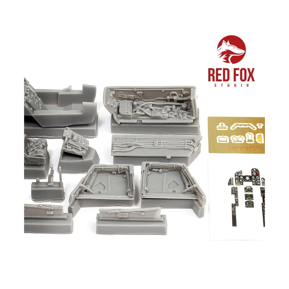 1/48 Mirage III C (for Hobby Boss kit) - Red Fox Studio RFSQS-SBSRF...