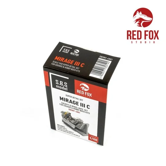 1/48 Mirage III C (for Hobby Boss kit), 1/48 - Red Fox Studio RFSQS...