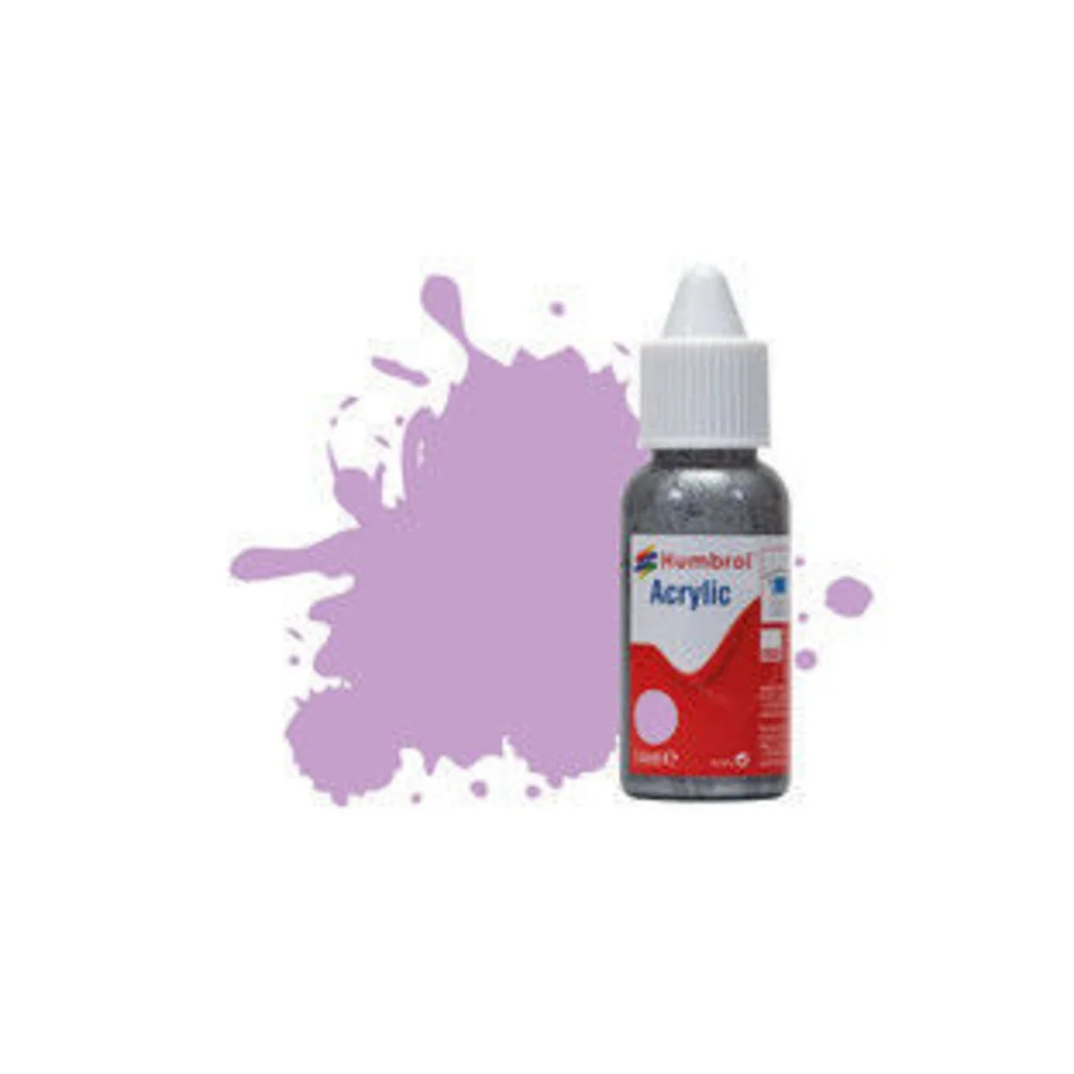 HUMBROL ACRYLIC DROPPER BOTTLE 14ML No 42 Pastel Violet Matt - Humb...