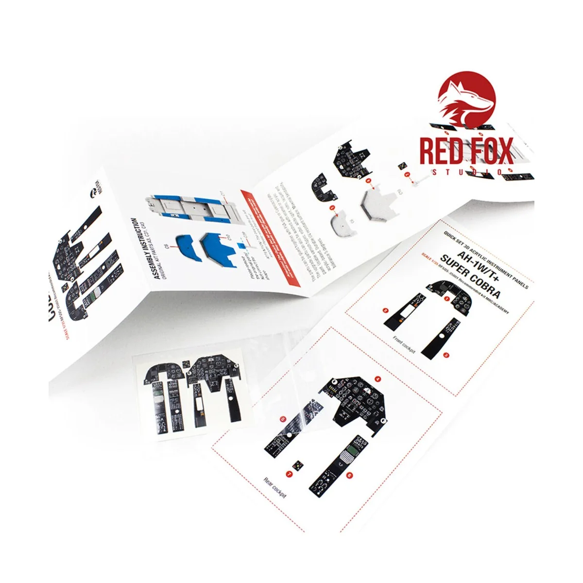 1/35 AH-1W/T + Super Cobra (for MCR / Academy Kit) - Red Fox Studio...