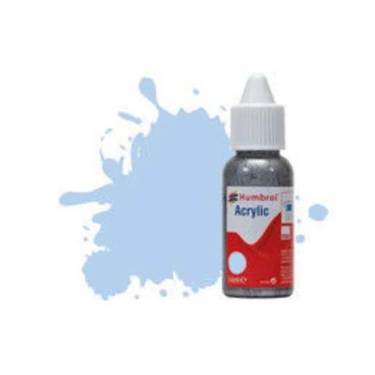 HUMBROL ACRYLIC DROPPER BOTTLE 14ML No 44 Pastel Blue Matt - Humbro...