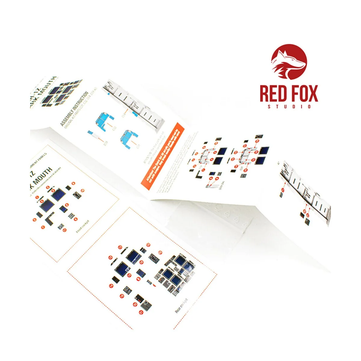 1/35 AH-1Z Shark Mouth (for Academy kit) - Red Fox Studio RFSQS-35003