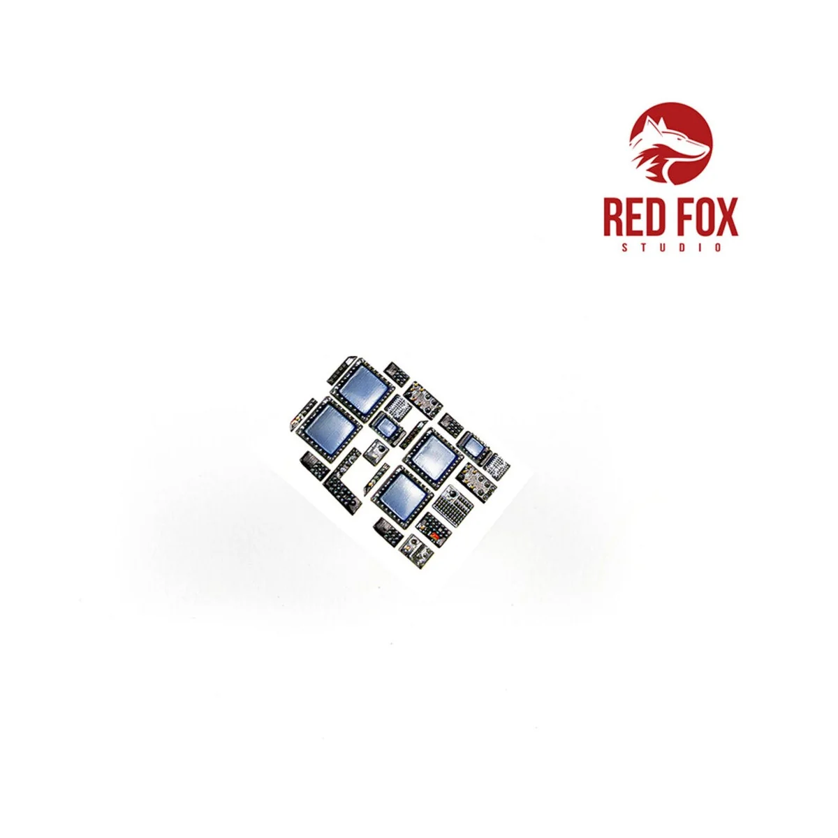 1/35 AH-1Z Shark Mouth (for Academy kit) - Red Fox Studio RFSQS-35003