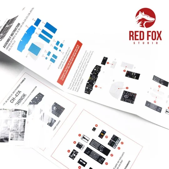 1/35 CH-47A Chinok (for Trumpeter kit), 1/35 - Red Fox Studio RFSQS...