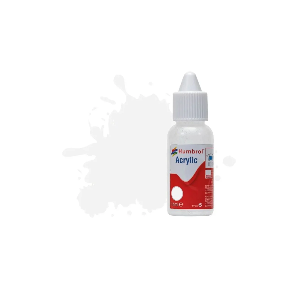 HUMBROL ACRYLIC DROPPER BOTTLE 14ML No 49 Matt Varnish - Humbrol DB...