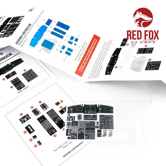 1/35 CH-47D Late Chinook (for Trumpeter kit) - Red Fox Studio RFSQS...