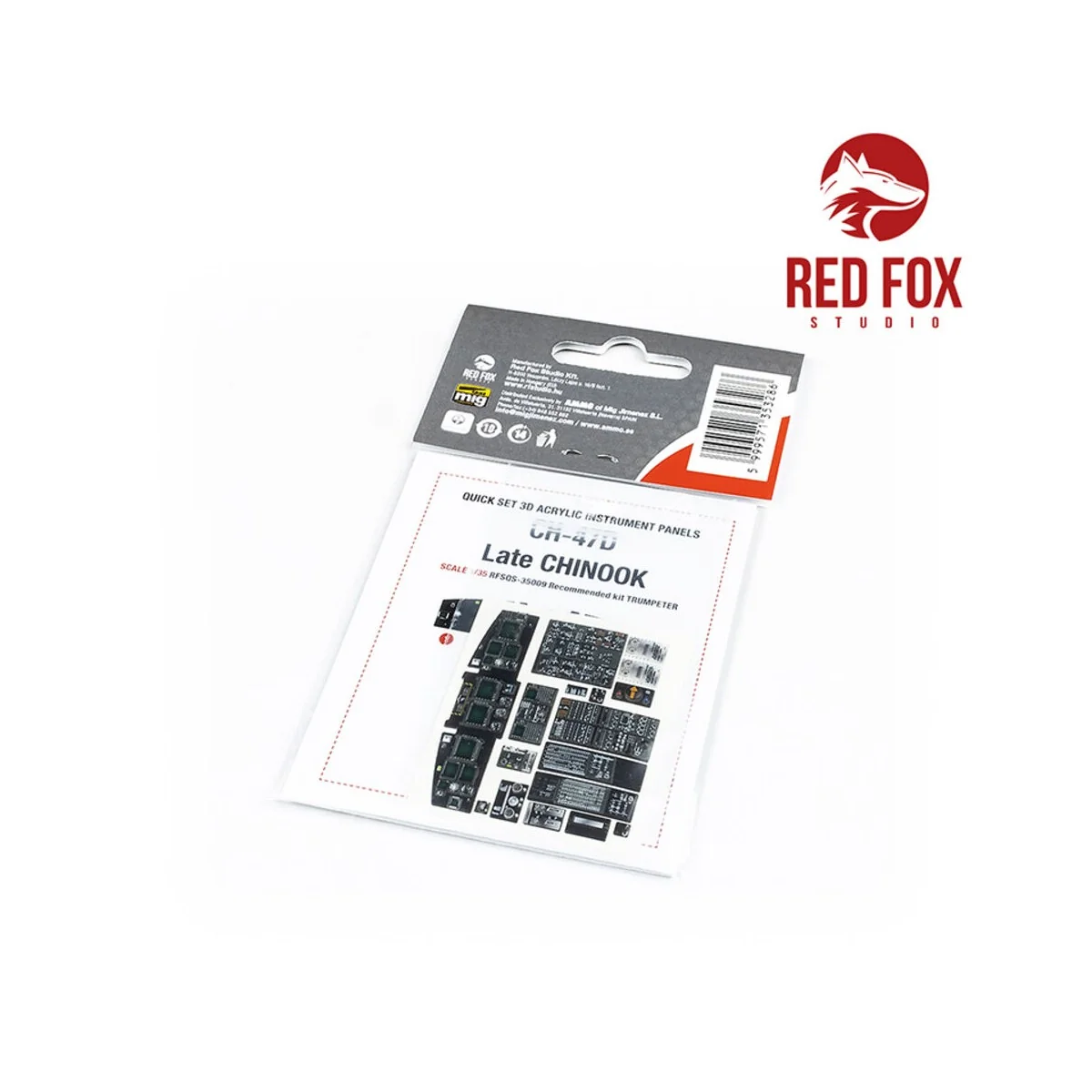 1/35 CH-47D Late Chinook (for Trumpeter kit) - Red Fox Studio RFSQS...