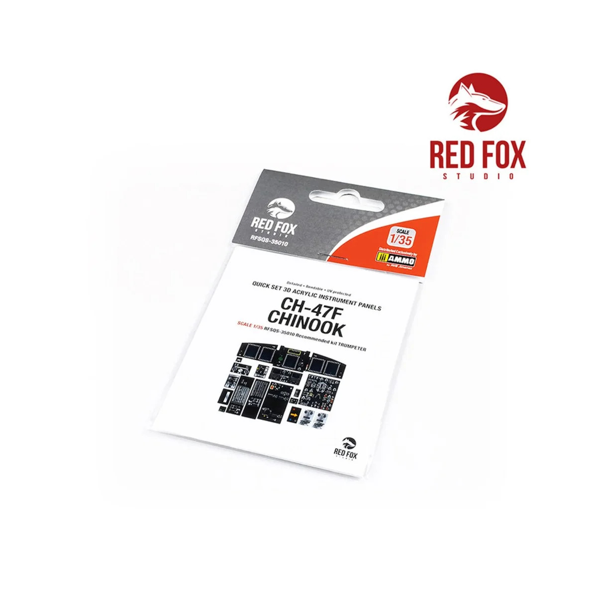 1/35 CH-47F Chinook (for Trumpeter kit) - Red Fox Studio RFSQS-35010