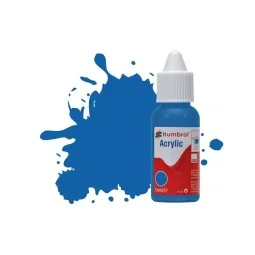 HUMBROL ACRYLIC DROPPER BOTTLE 14ML No 52 Baltic Blue - Metallic - ...