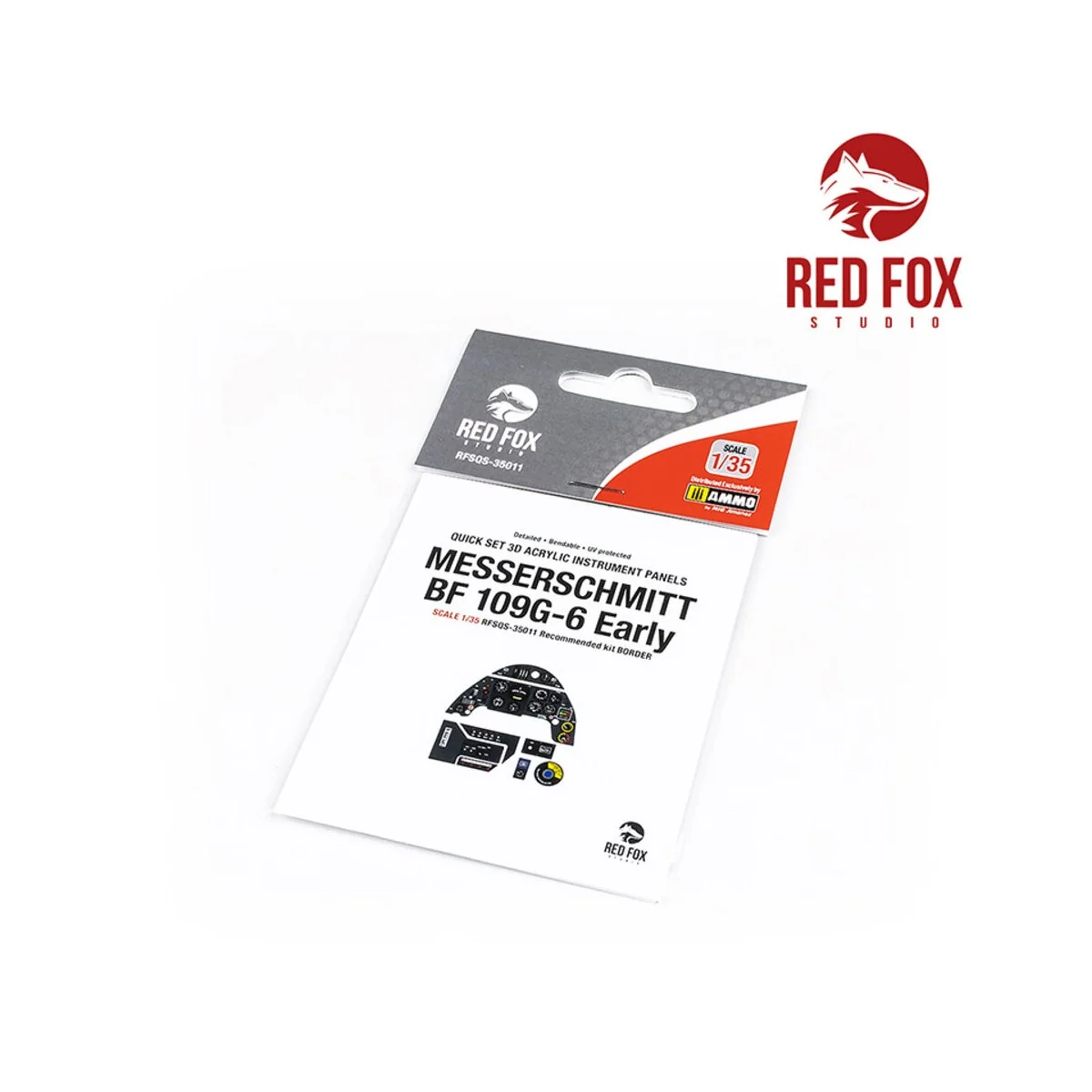 1/35 Messerschmitt Bf 109G-6 (for Border kit), 1/35 - Red Fox Studi...