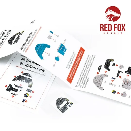 1/35 Messerschmitt Bf 109G-6 (for Border kit), 1/35 - Red Fox Studi...