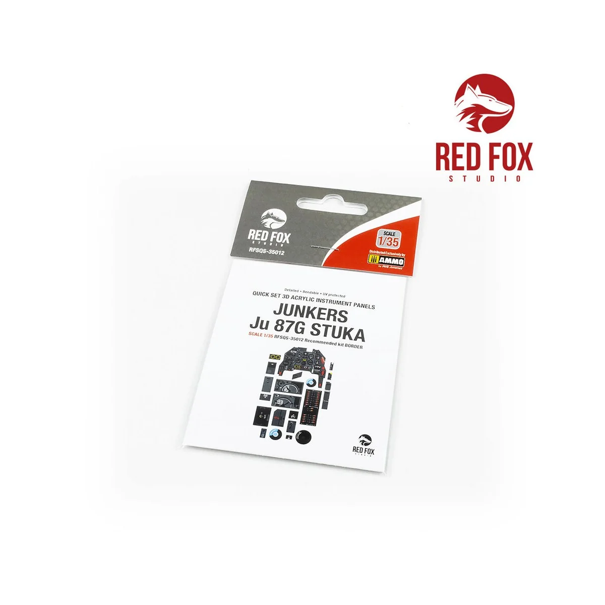 1/35 Ju-87 G1/G2 Stuka (for Border Model kit), 1/35 - Red Fox Studi...