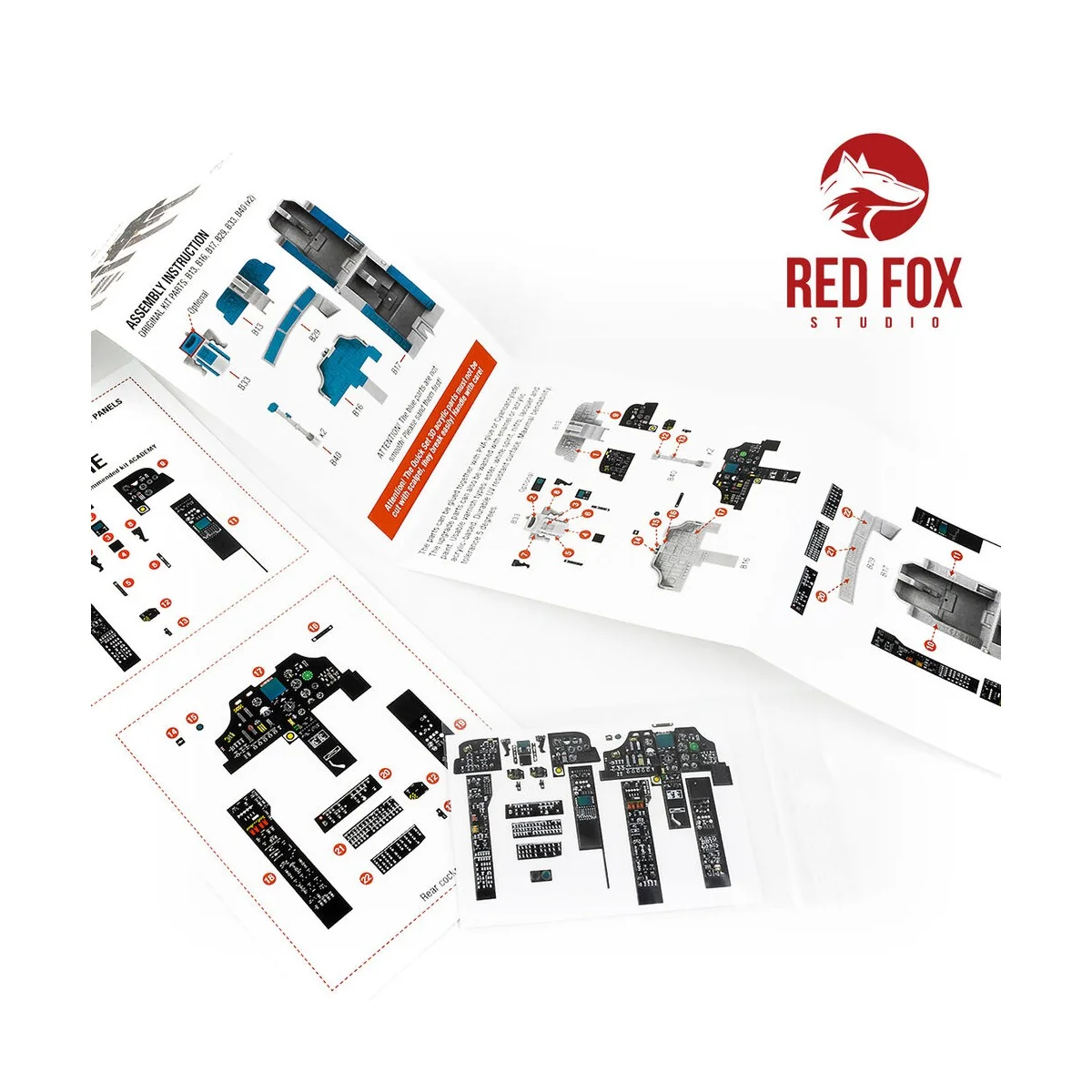 1/35 AH-64 A Apache (for Academy kit) - Red Fox Studio RFSQS-35014