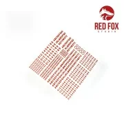 3D Resin Foundry Numeral & Letters for British AFV’s vol.01 - Red F...