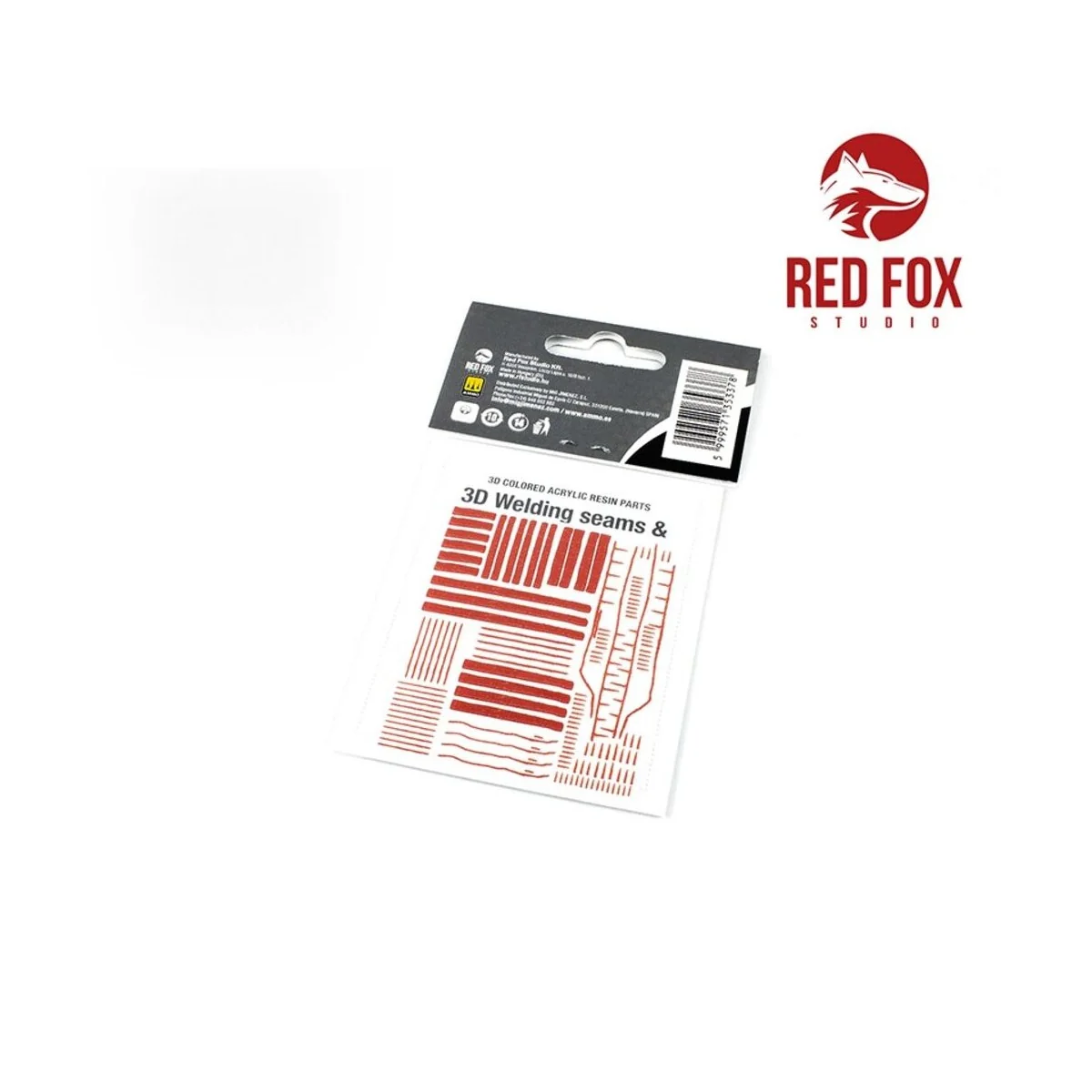 3D Welding Seams & Casting Scars vol.01 (3D acrylic colored resin u...