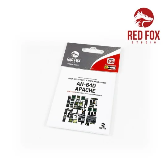 1/35 AH-64D Apache (for Takom kit), 1/35 - Red Fox Studio RFSQS-35024